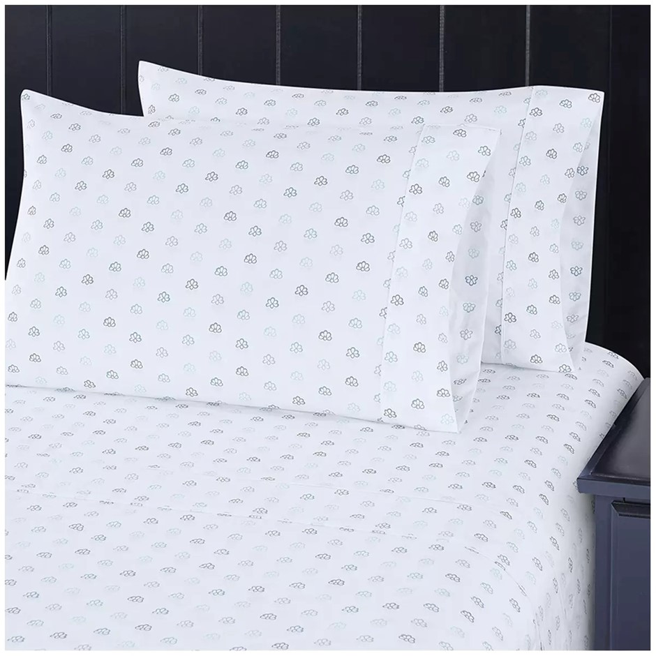 SOUTH POINT 6pc Sheet Set, King, Provence Medallion. NB: Not in original pa