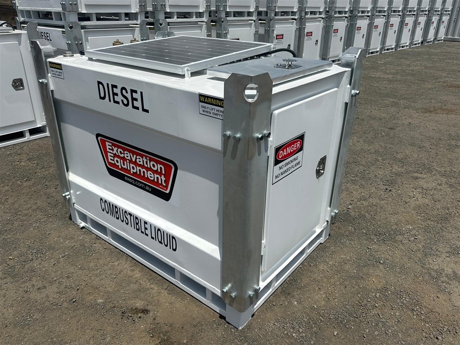 1000 Litre Bunded Fuel Storage Cube/Tank (Unused)