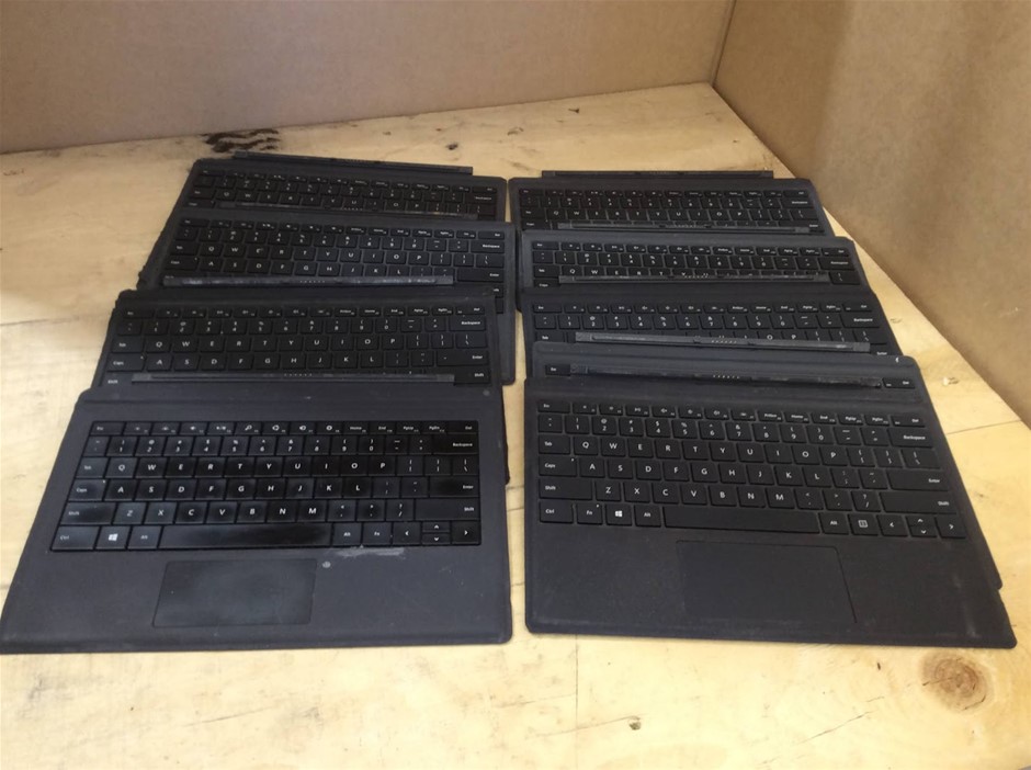 Microsoft Surface Unknown Model Detachable Keyboard (Lot of 9)