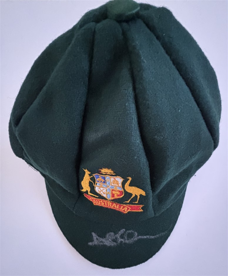 DARREN LEHMANN SIGNED CRICKET TEST CAP