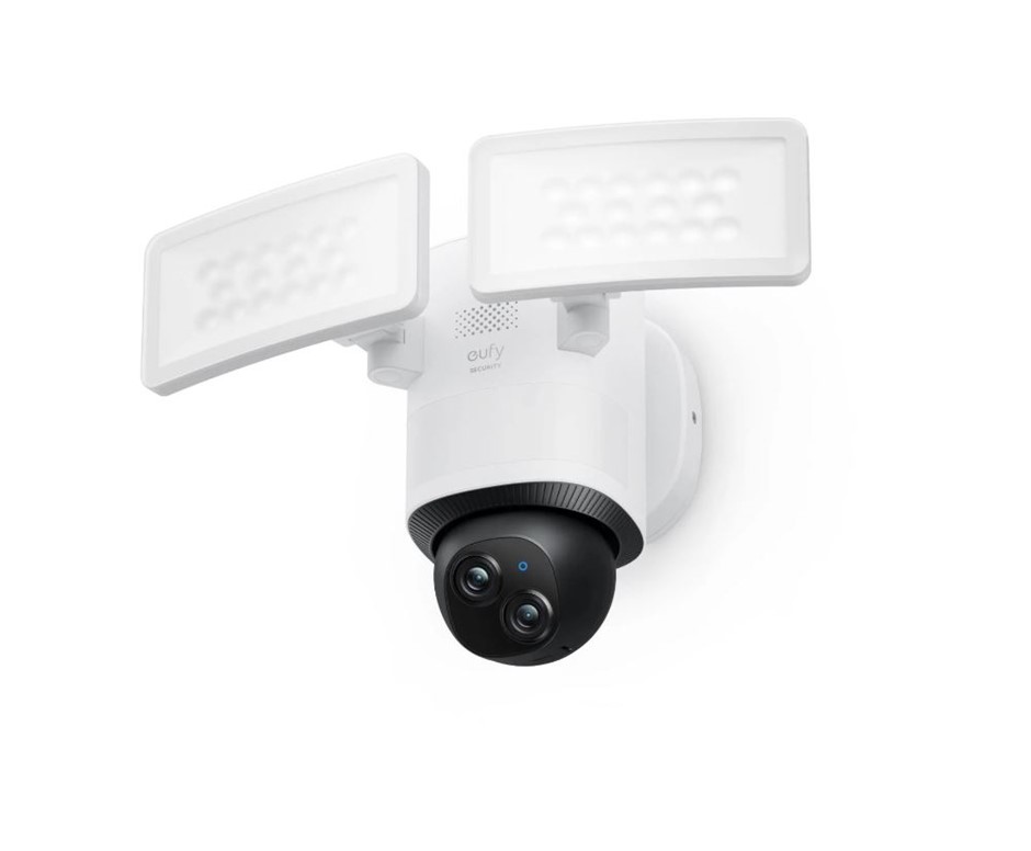 EUFY Security Floodlight Cam E340 Model T8425/T8425C21. Colour: White. NB: