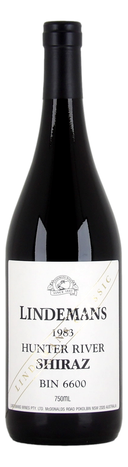 Lindemans Classic Release Bin 6600 Shiraz 1983 (1x 750mL), NSW.