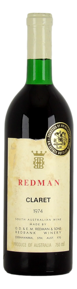 Redman Claret 1974 (1x 750mL), Coonawarra