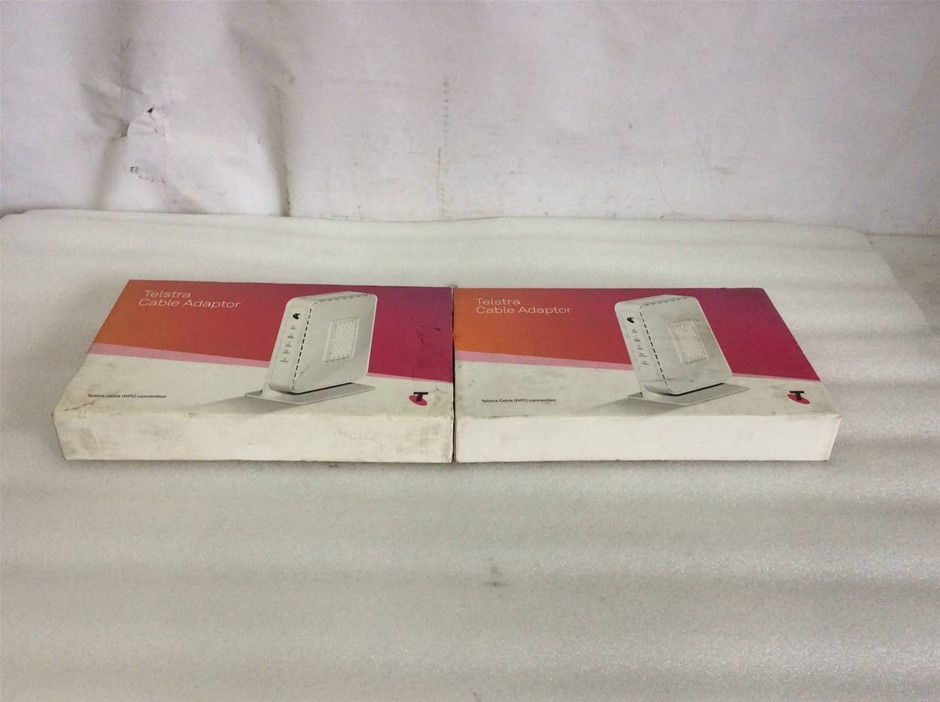 Netgear CM450-1TLAUS Telstra Cable Adaptor - New (Lot of 2)