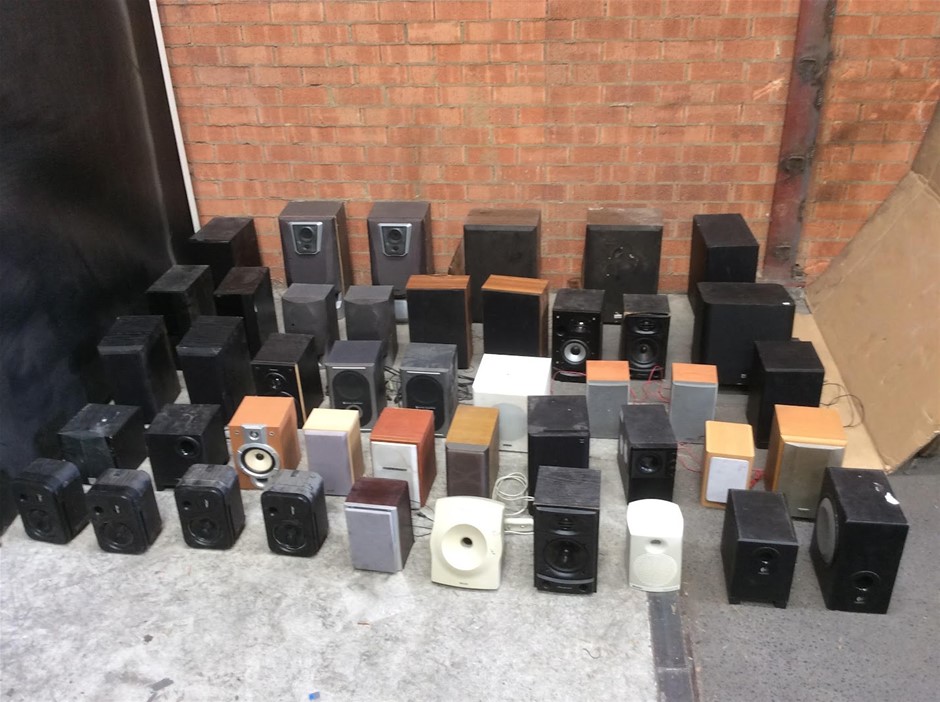 Mix Brand Mix Model Assorted Loudspeakers Lot