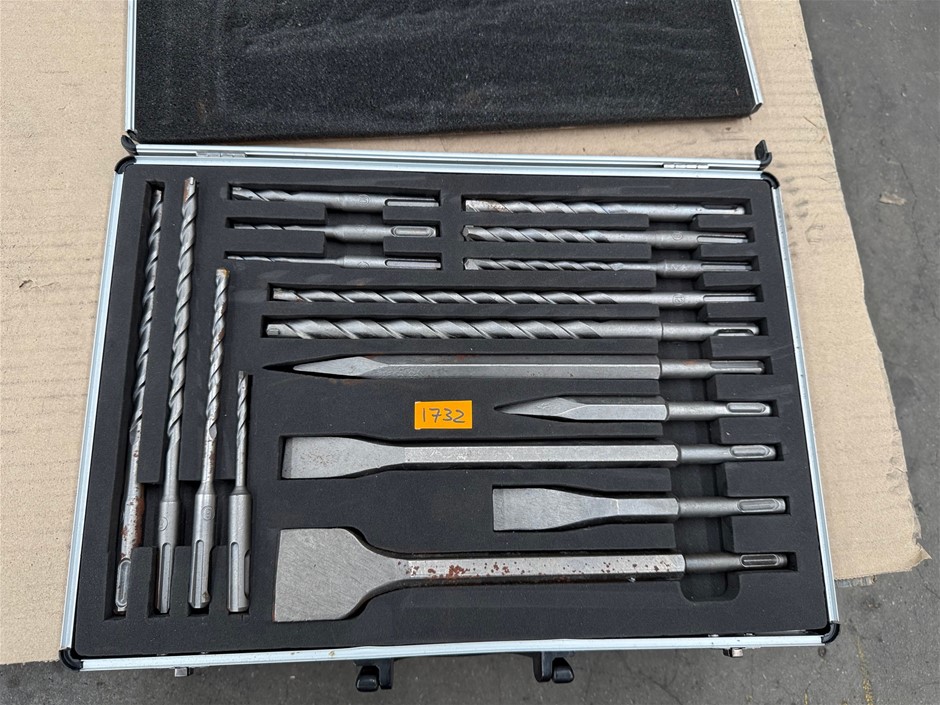 17pc SDS Drill bit & Chisel Sets (Complete and unused) x 1 units
