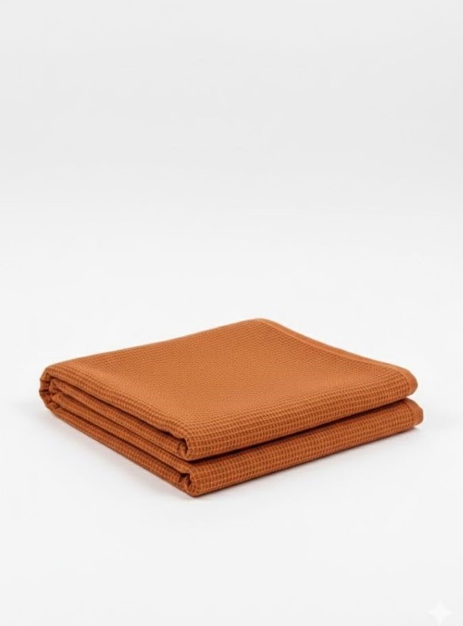 2 x Honey Combed Towel –Chocolate