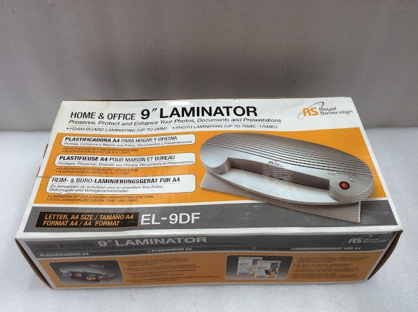 Royal Sovereign EL-9DF 9" Photo Mounting Laminator New