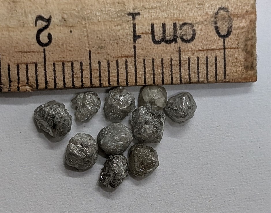 Three carats uncut Rough DIAMOND Gemstones