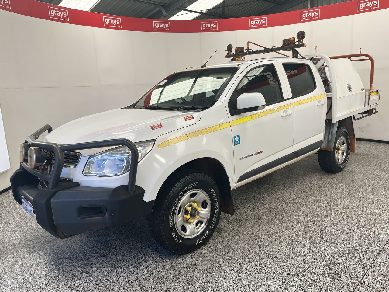 2016 Holden Colorado 4X4 LX RG Turbo Diesel Automatic Crew Cab Chassis