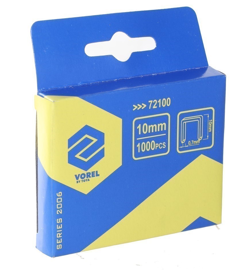 20 Packs of 1000 x VOREL Staples 10mmL x 11.3mmW x 0.7mmT.