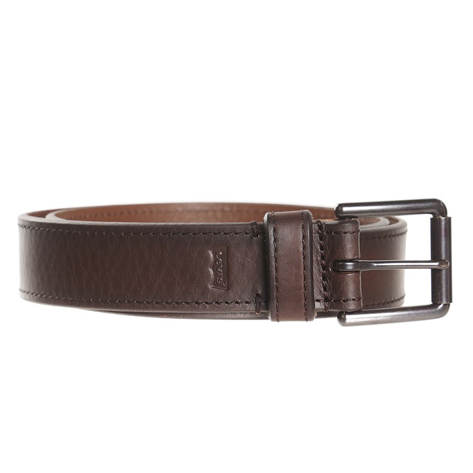 LEVI'S Men's Casual Leather Belt, Pant Size 34, Brown (0032), 38019-0032.