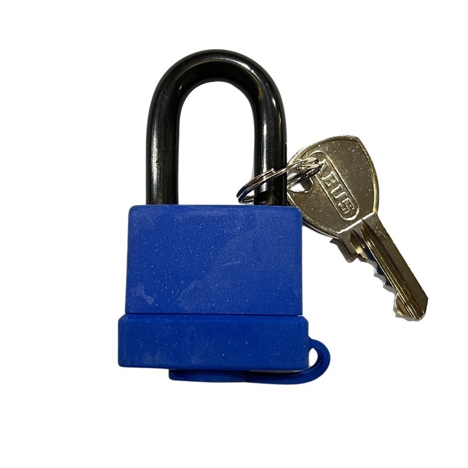 12 x ABUS 70/30 Brass Body Padlock with Steel Plastic Sleeved Shackle 24.5m