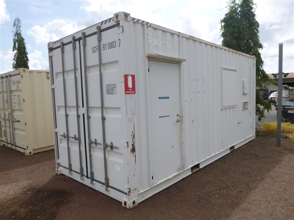 <p>20ft Container Airconditioned Transportable Site Office</p>