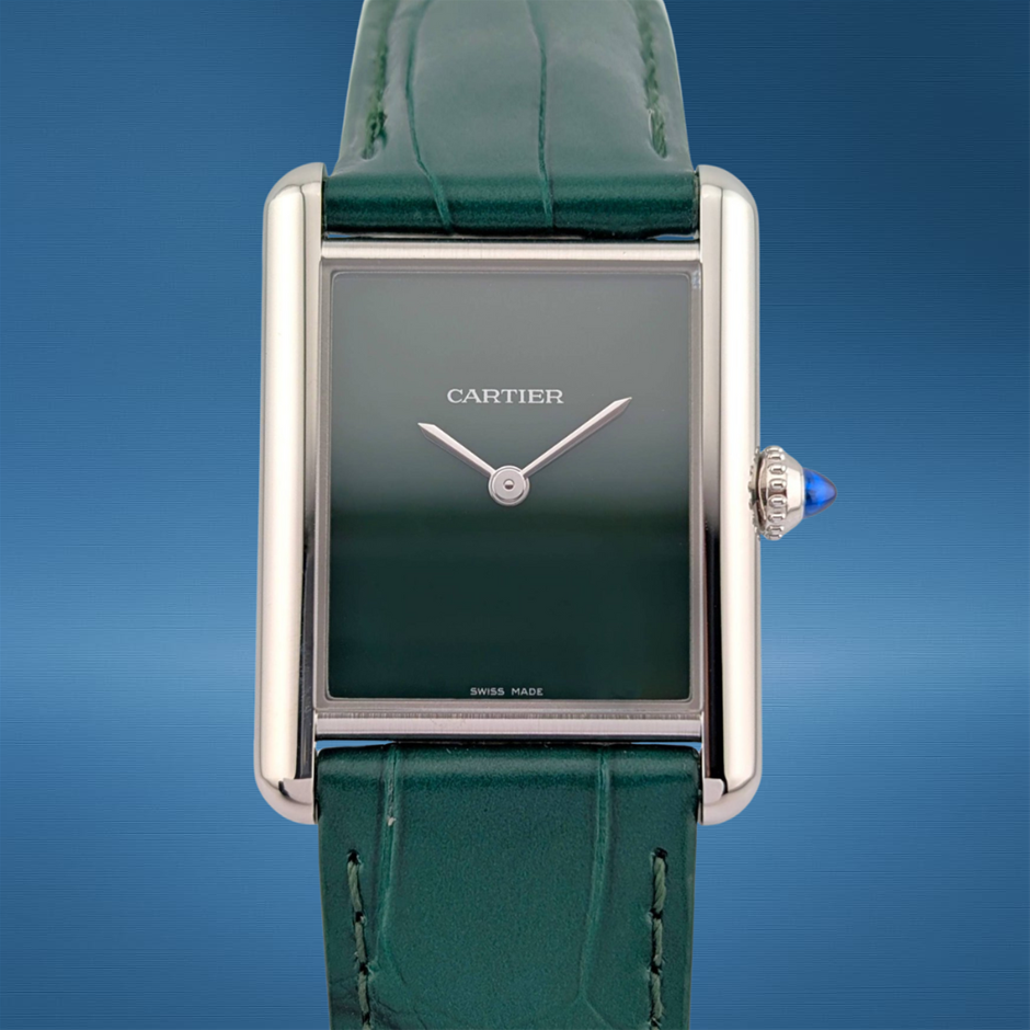 Cartier WSTA0115 Tank Must de Cartier Green 25.5mm 2025 UNWORN BxP