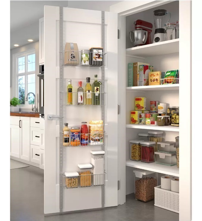 RICHELIEU Door Organiser, Chrome (Fits Door Thickness 3.5 cm Or 4.4 cm)