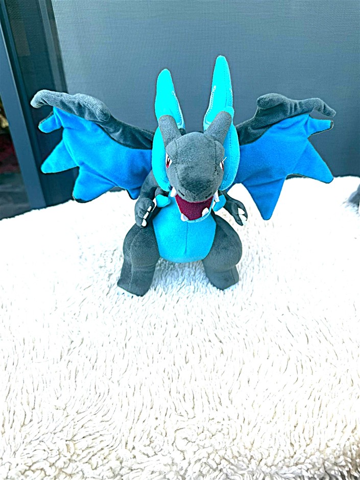 Mega Charizard X premium large Pokémon plush