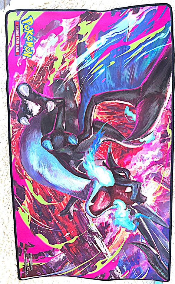 Pokémon Official Mega Charizard EX Playmat – UPC Box