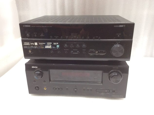 Denon AVR-791&Yamaha RX-V675 AV Surround Receiver (Lot of 2)