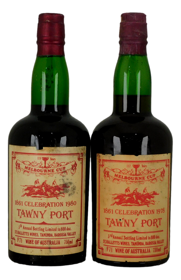 St Halletts Wines Melbourne Cup Celebration Tawny Port (2x 738mL/750mL)