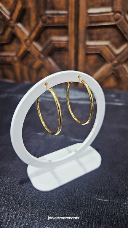 18KGold-filled/Italy Solid Gold Filled Earring -(stamped 18K/Italy)-Warrant