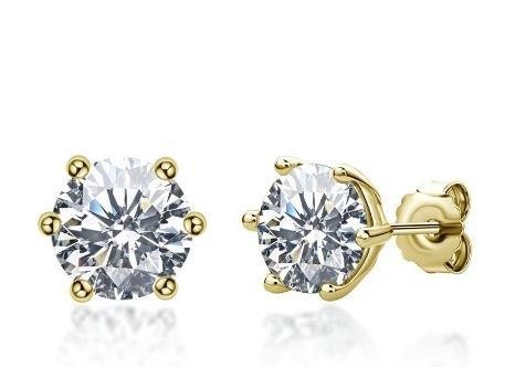 18KGold-filled/Italy Solid Gold Filled Earring -(stamped 18K/Italy)-Warrant