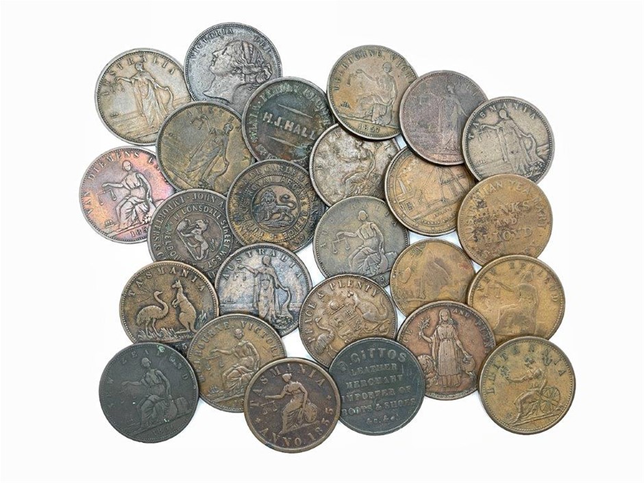 Approx. 25 x AU & NZ Asstd Tokens