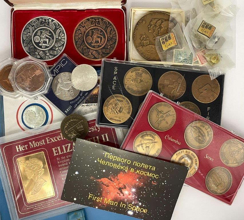 Approx. 33 x Asstd World Medals & Tokens, C.1953-97