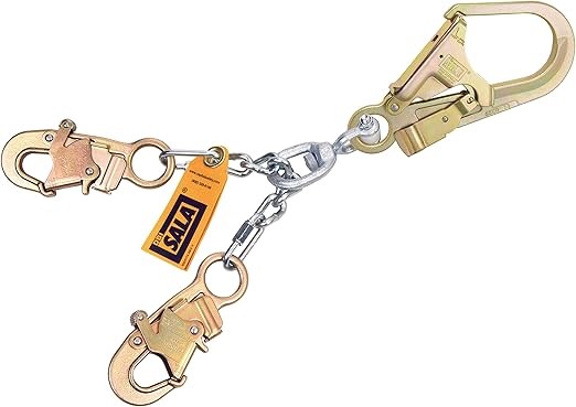 3M DBI-SALA 5920050 Positioning Lanyard, 20.5-Inch Chain Rebar Assembly, wi