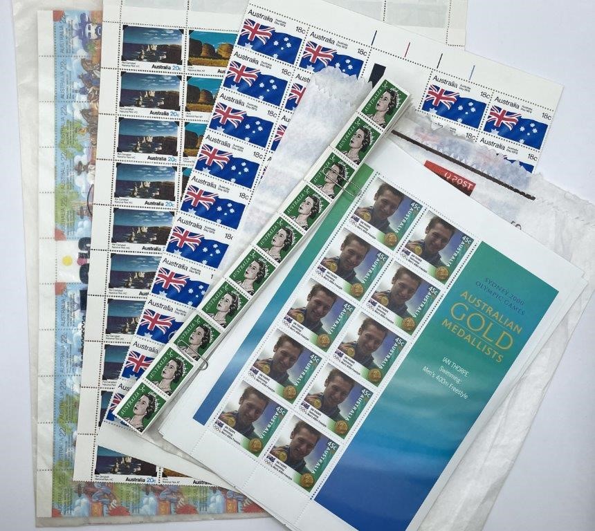 Approx. 440 x Asstd AU Stamps, Syd. Olympics, Q.Elizabeth II & others