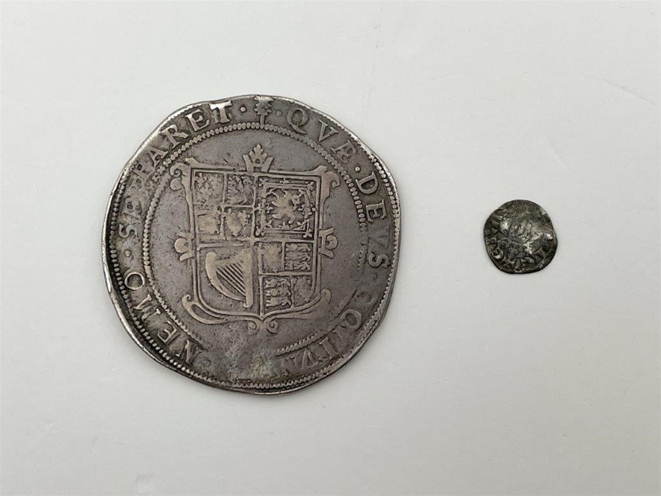 2 x Silver United Kingdom Medals/ Coins. C. 1290-1625