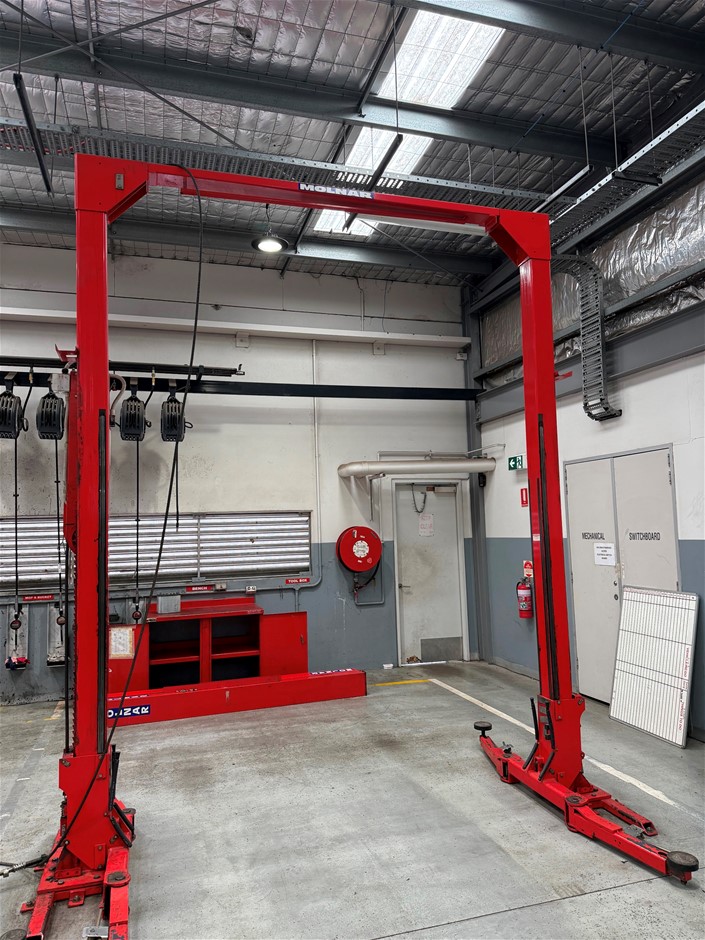 Molnar MF1705-93-OH-3T 2 Post Overhead Hoist - Vic
