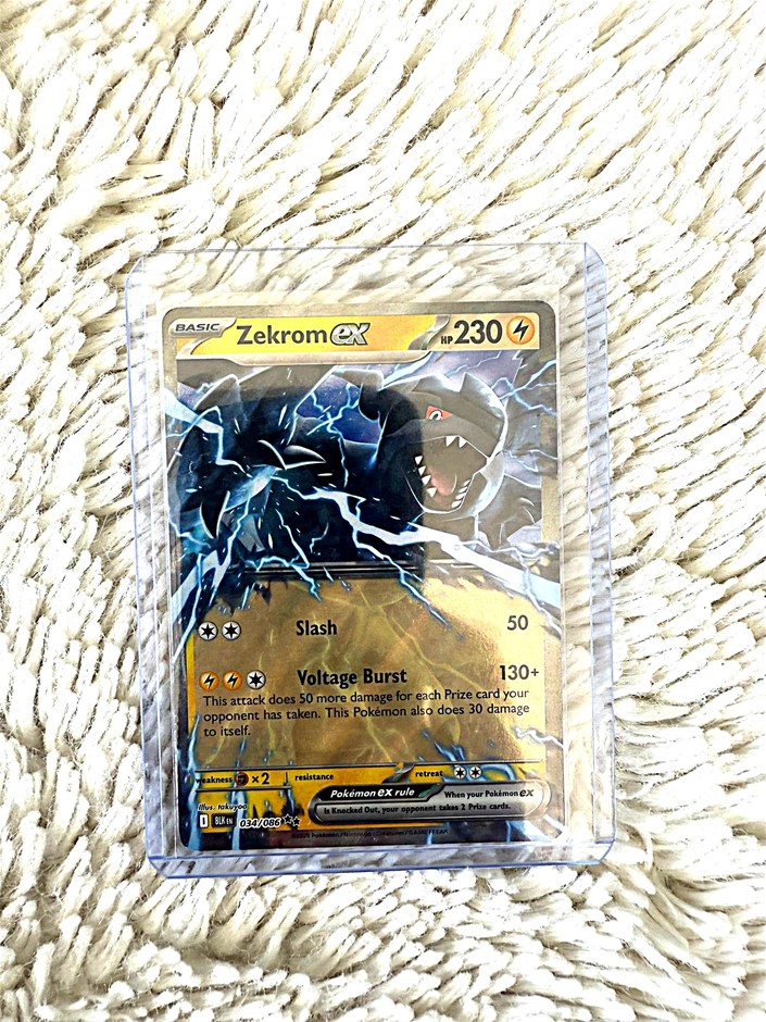Zekrom EX #034/086 Double Rare ENG