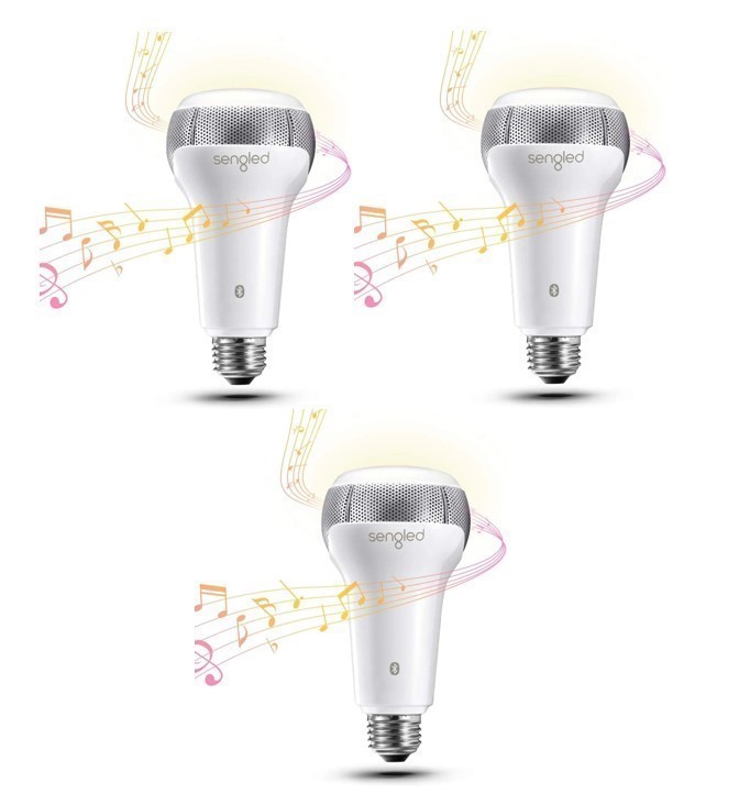 3 x SENGLED Solo Bluetooth JBL Speaker Light Bulb Dual Channel Dimmable LED