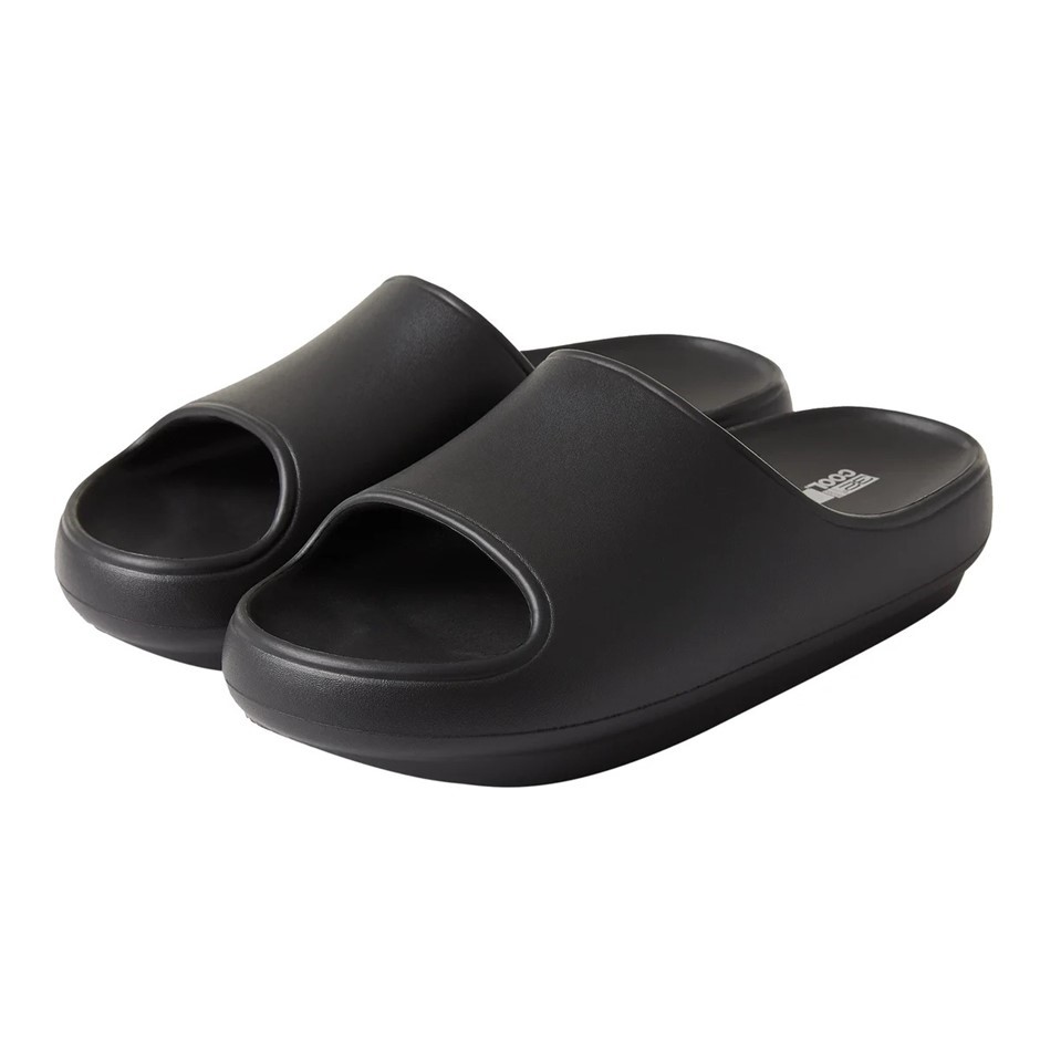 32DEGREES Unisex Cushion Slides, Size M (m5.5-6.5/w7.5-8.5), Black.