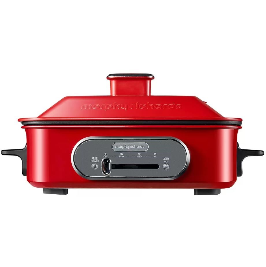 MORPHY RICHARDS Multifunction Pot, Red. NB: Used, no box