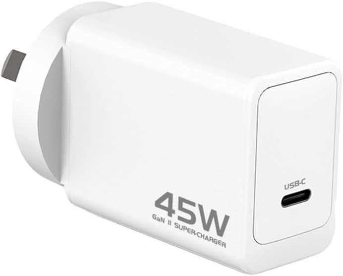 KOGAN 45W USB-C GaN Super Fast PD Phone Charger, White