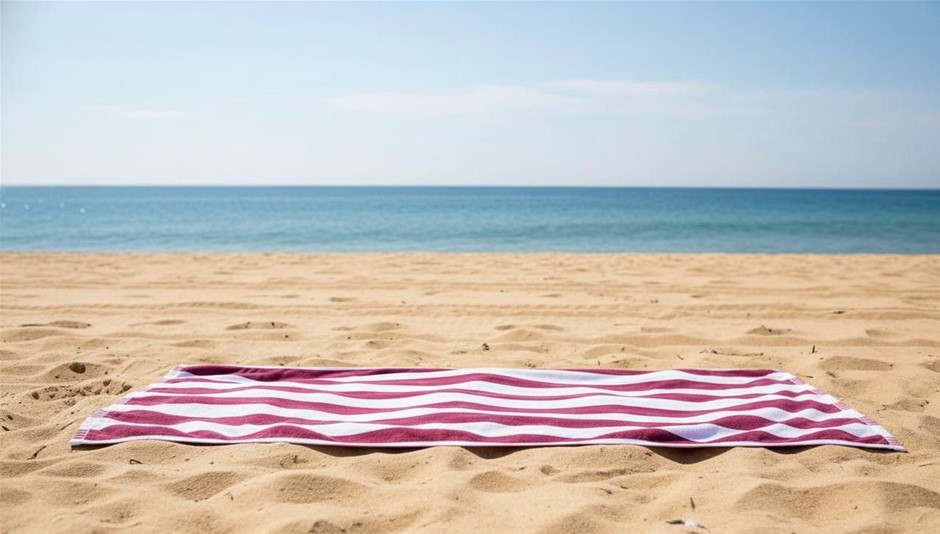 Oversized 100% Cotton, Yarn Dyed Beach Towel