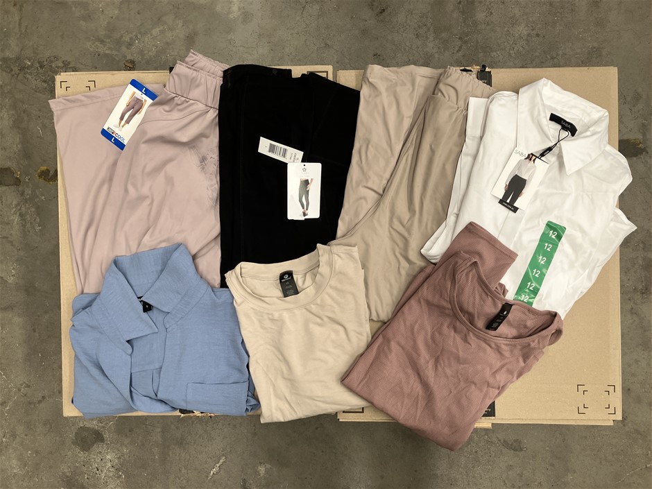 7 x Assorted Women's Clothing. Size L (12). Incl: SABA, TUFF, 32DEGREES & M