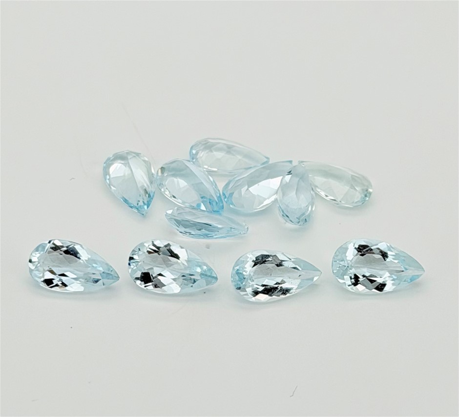 8.55 Carats Blue Aquamarine
