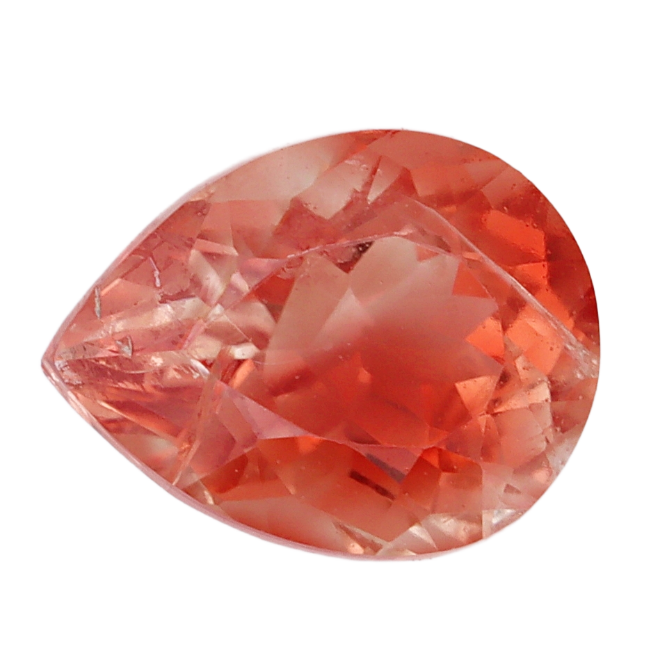 1.21 Carats Rare Reddish Orange Sunstone
