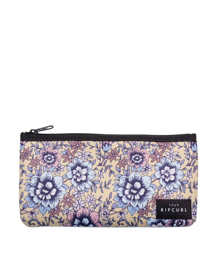 2x RIP CURL Women's Small Pencil Case, Flowers/Multicolour, One Size (28.5