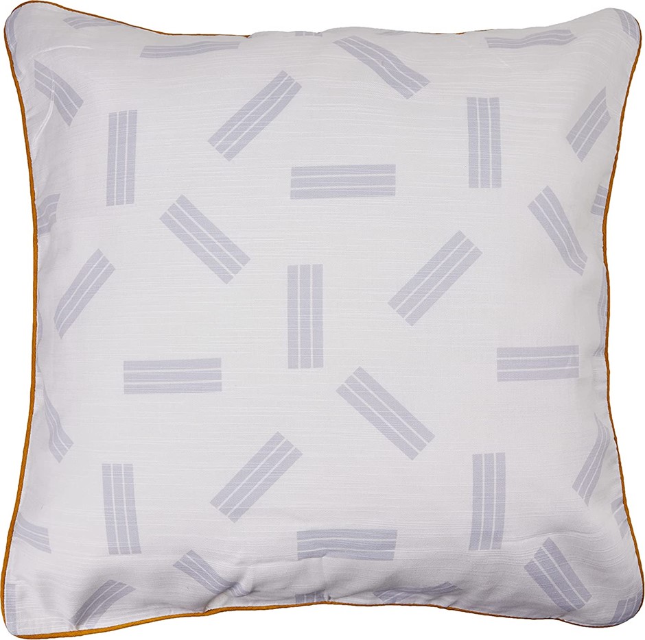 KAS Room Mackie European Square Pillowcase, Blue, 65 x 65cm.