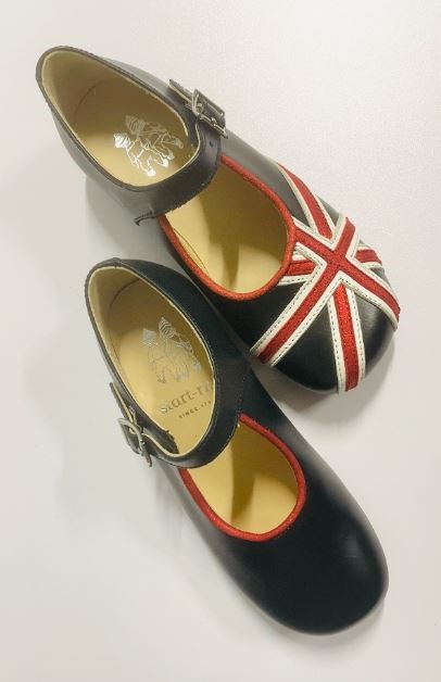 StartRite Union Flag Kids School Shoe UK9/EUR29/US11x1