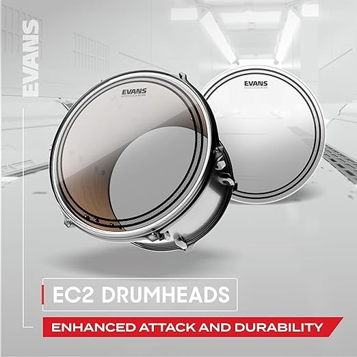 Evans EC2 Clear Drum Head, 16 Inch