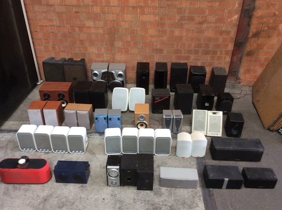 Mixed Lot Of Various Speakers – Home Audio / Hi-Fi / Surround / Bookshelf