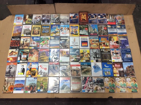 Mix Type DVDs (Lot of 72)