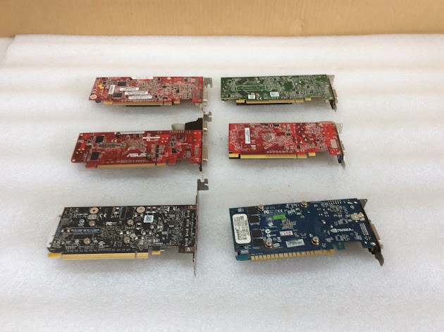 INNO3D GEFORCE GT 610&HP RADEON R7 430&GRAPHICS CARD (Lot of 6)