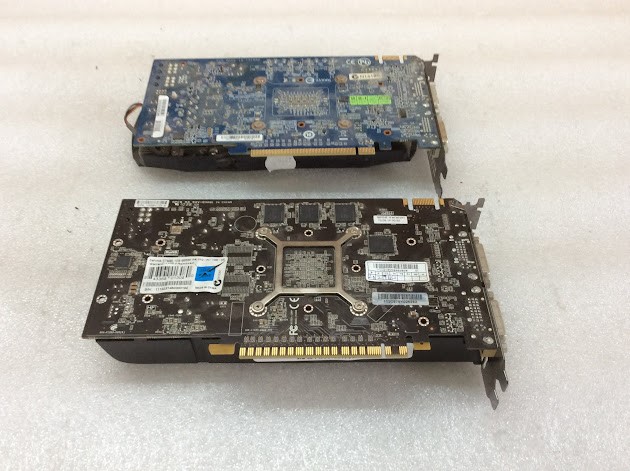EVGA GEFORCE GTS450&GIGABYTE GEFORCE GTX 460 GRAPHICS CARD (Lot of 2)