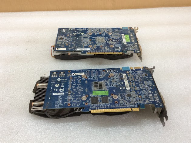 GIGABYTE GEFORCE GTX 550 TI&GIGABYTE GRAPHICS CARD (Lot of 2)
